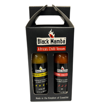 Load image into Gallery viewer, Black Mamba Chilli Venom 4x50ml Gift Pack - The Savanna