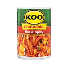 Load image into Gallery viewer, KOO Chakalaka Hot &amp; Spicy 410g - The Savanna