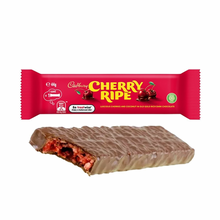 Load image into Gallery viewer, Cadbury Cherry Ripe chocolate bar with packaging on a white background