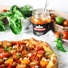 Load image into Gallery viewer, Black Mamba Basil &amp; Cayenne Pesto 210g - The Savanna
