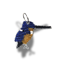 Load image into Gallery viewer, Beaded Keyring Kingfisher