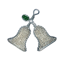 Load image into Gallery viewer, Beaded Christmas Ornament - Christmas bells - The Savanna
