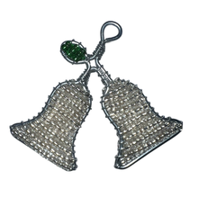 Load image into Gallery viewer, Beaded Christmas Ornament - Christmas bells - The Savanna