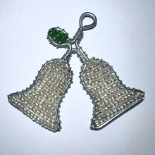 Load image into Gallery viewer, Beaded Christmas Ornament - Christmas bells - The Savanna