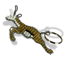 Load image into Gallery viewer, Beaded Keyring - Springbok