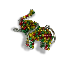 Load image into Gallery viewer, Beaded Keyring - Elephant