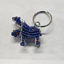 Load image into Gallery viewer, Beaded Keyring - Hippo