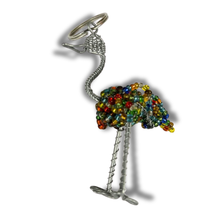 Load image into Gallery viewer, Beaded Keyring - Ostrich