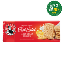 Load image into Gallery viewer, Bakers Red Label Lemon Creams 200g