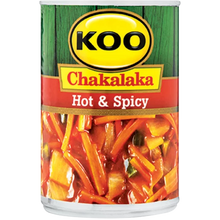 Load image into Gallery viewer, KOO Chakalaka Hot &amp; Spicy 410g - The Savanna