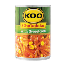Load image into Gallery viewer, Koo Chakalaka With Sweetcorn 410g - The Savanna